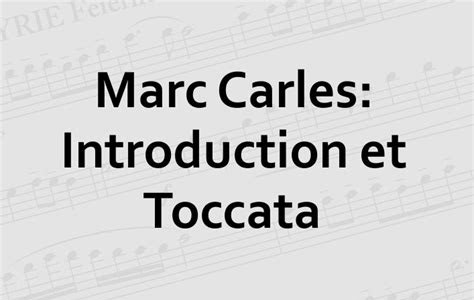 Download PDF Online Introduction et toccata Best Sellers PDF
