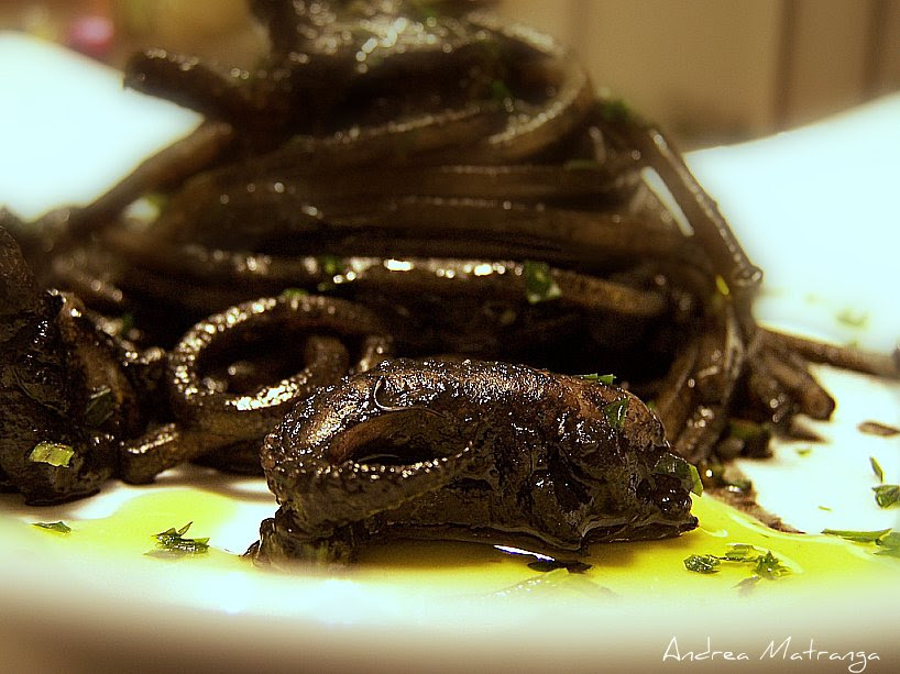 spaghetti al nero di seppia