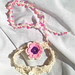 .crocheted necklace and choker
