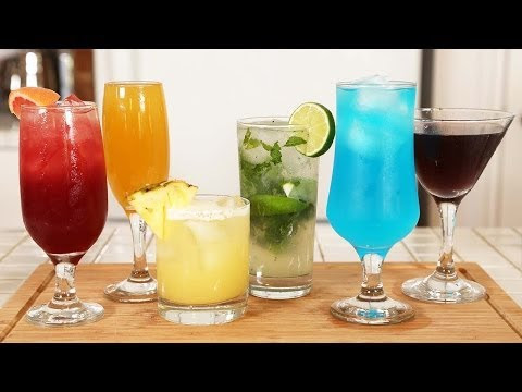 VIDEO : 6 classic cocktail recipes! - click here to subscribe: http://bit.ly/1dn24vp *brand new* 30 days of smoothies ebook available now: http://bit.ly/230smoothies ...
