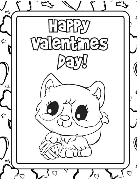  printable valentines day cards best coloring pages for kids