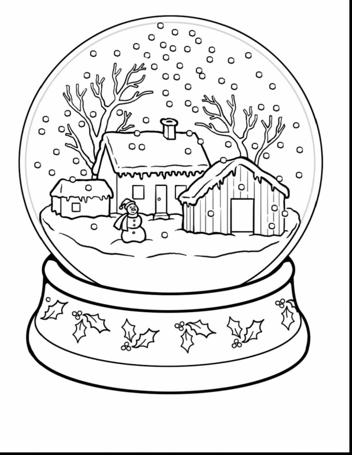 Snow Landscape Drawing At Getdrawings Free Download