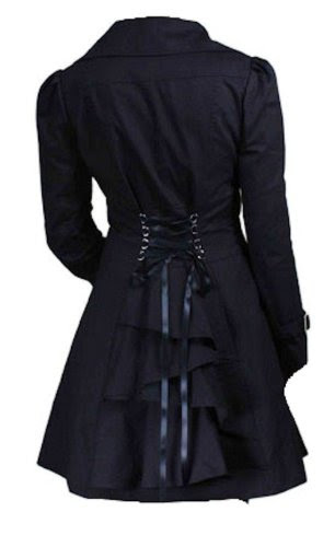 Black Classic Cotton Victorian Vampire