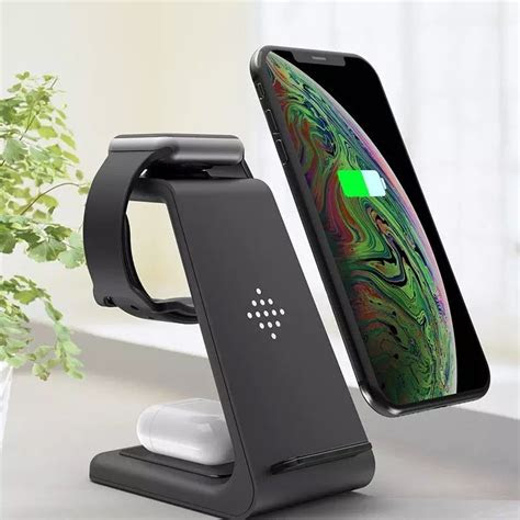 The default 5w charging charger that comes standard . 3 in 1 Wireless Charging Dock Apple/Samsung | Apple watch