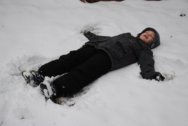 Cole's snow angel