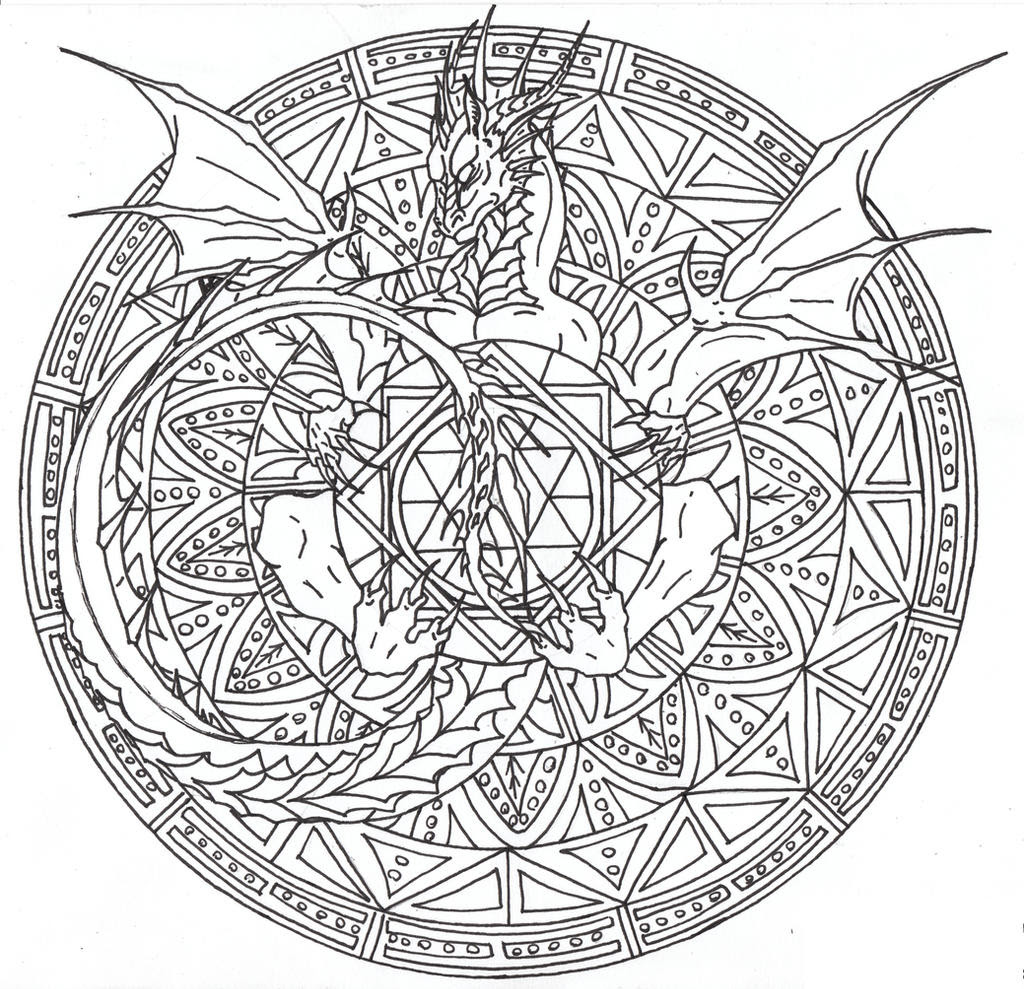 Download Dragon Mandala 2 by Airegon on DeviantArt