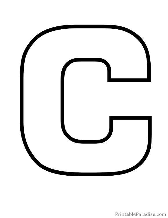 printable letter c clip art library
