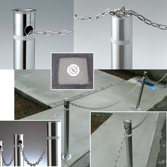 チェーンポール3本セット85 000円 オプション工事ドットコム