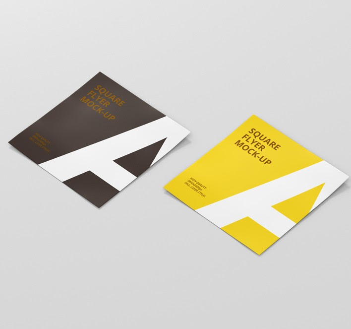 Download Square Flyer Mock-Up - Premium and Free Mockups for your ...