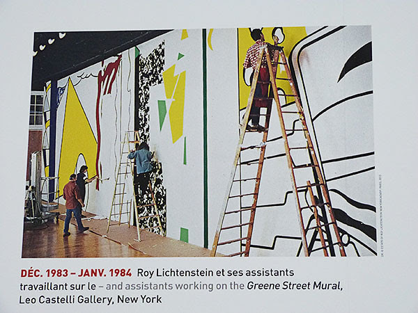 Roy Lichtenstein et assistants
