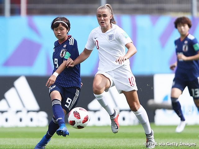 U 日本女子代表 イングランドに2 0で勝利し 決勝進出 Fifa U 女子ワールドカップフランス18 Jfa 公益財団法人日本サッカー協会