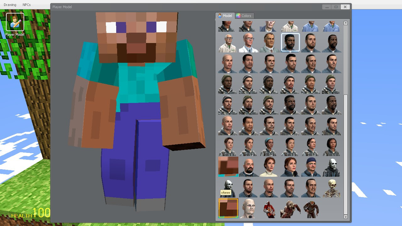 みどりのびおとーぷ 覚書 Garry S Mod Minecraftで物理エンジンを利用したマイクラっぽい映像を撮る