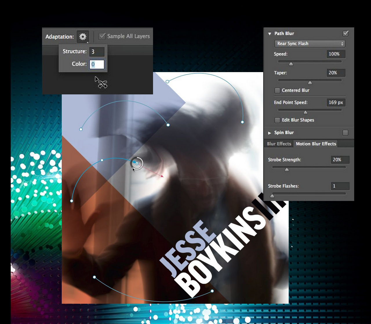 Photoshop's new path-based blur lets you create just about any blur effect you can imagine