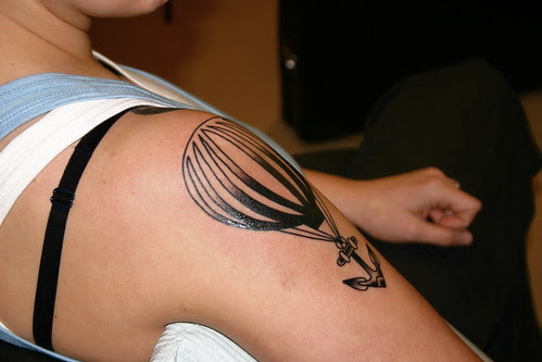 Hot Air Balloon Tattoo. Hot Air Balloon Tattoo