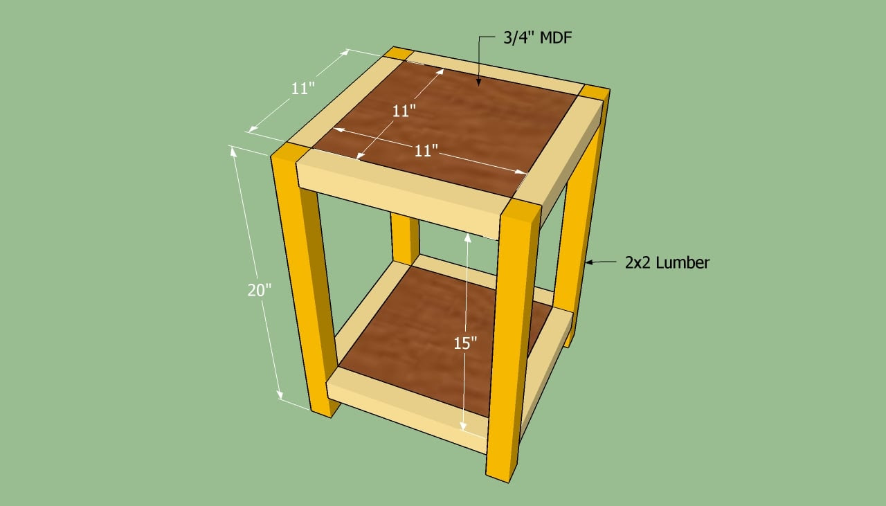 How to build an end table | HowToSpecialist - How to Build, Step by ...