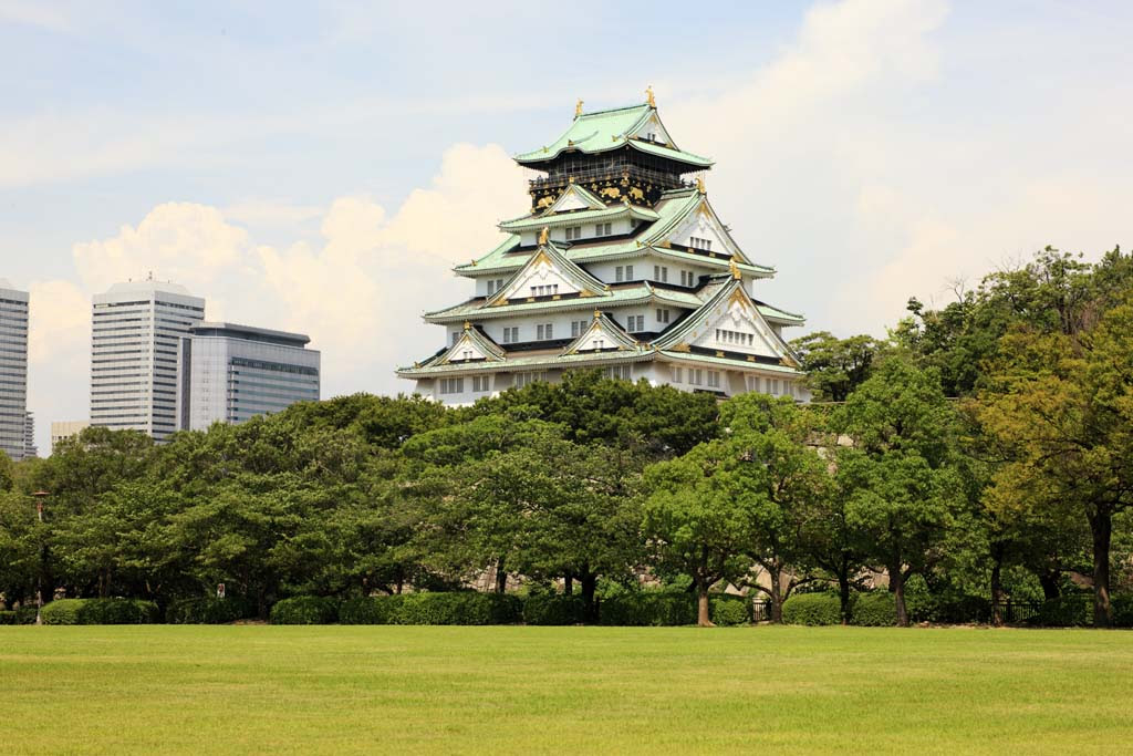 ゆんフリー写真素材集 No 大阪城 天守閣 日本 大阪