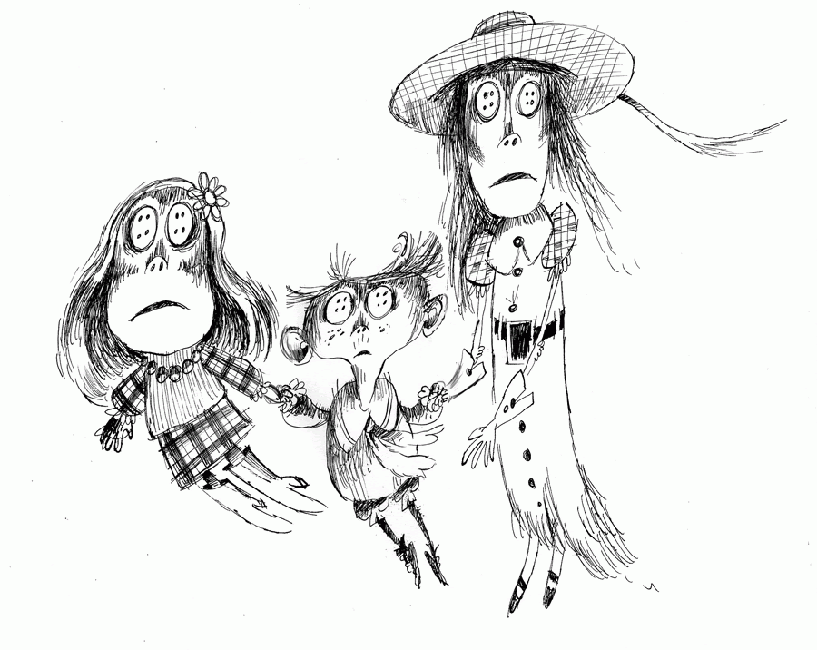 Coraline Printable Coloring Pages - Coloring Home