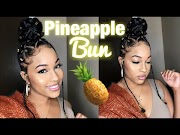 Trends How To Bun With Braiding Hair Stylish Pineapple Bun, most searching!