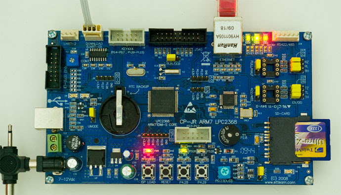 baris samanci lpc2368 board