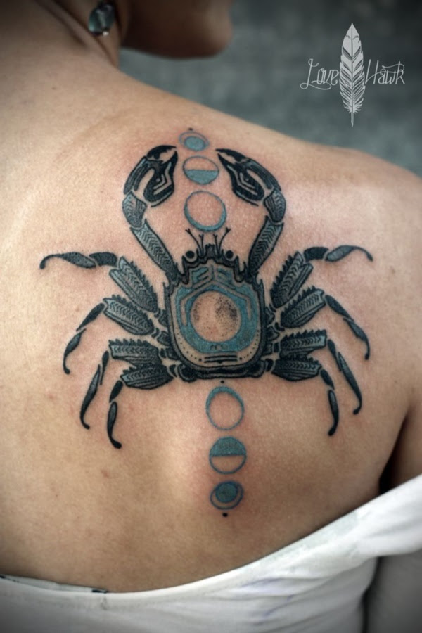 27 Cancer Zodiac Tattoo Designs With Actual Meaning