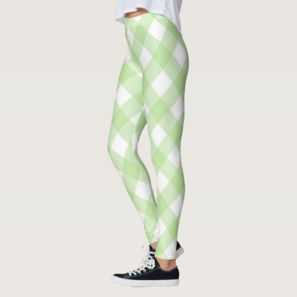 Leggings - All Over - Lattice Lemony White Zinnia