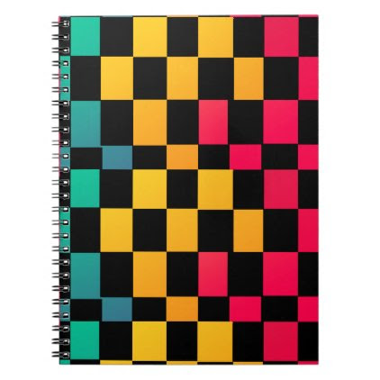 Miami Irregular Pattern Notebook