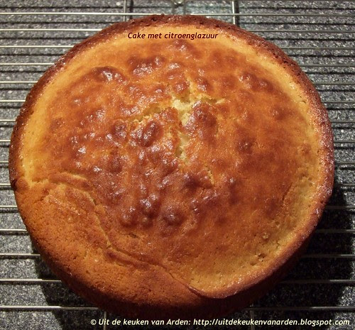 Cake met citroenglazuur
