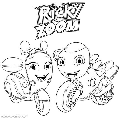  ricky zoom coloring pages scootio wizzbang xcoloringscom