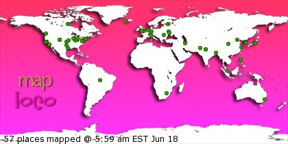 Locations of Site Visitors