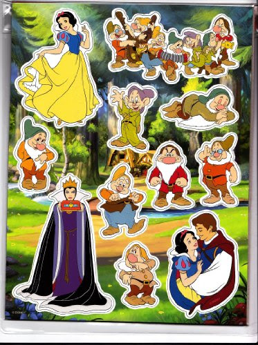 Biancaneve E I Sette Nani - Walt Disney - Magneti Sagomati - Magnet Sheet