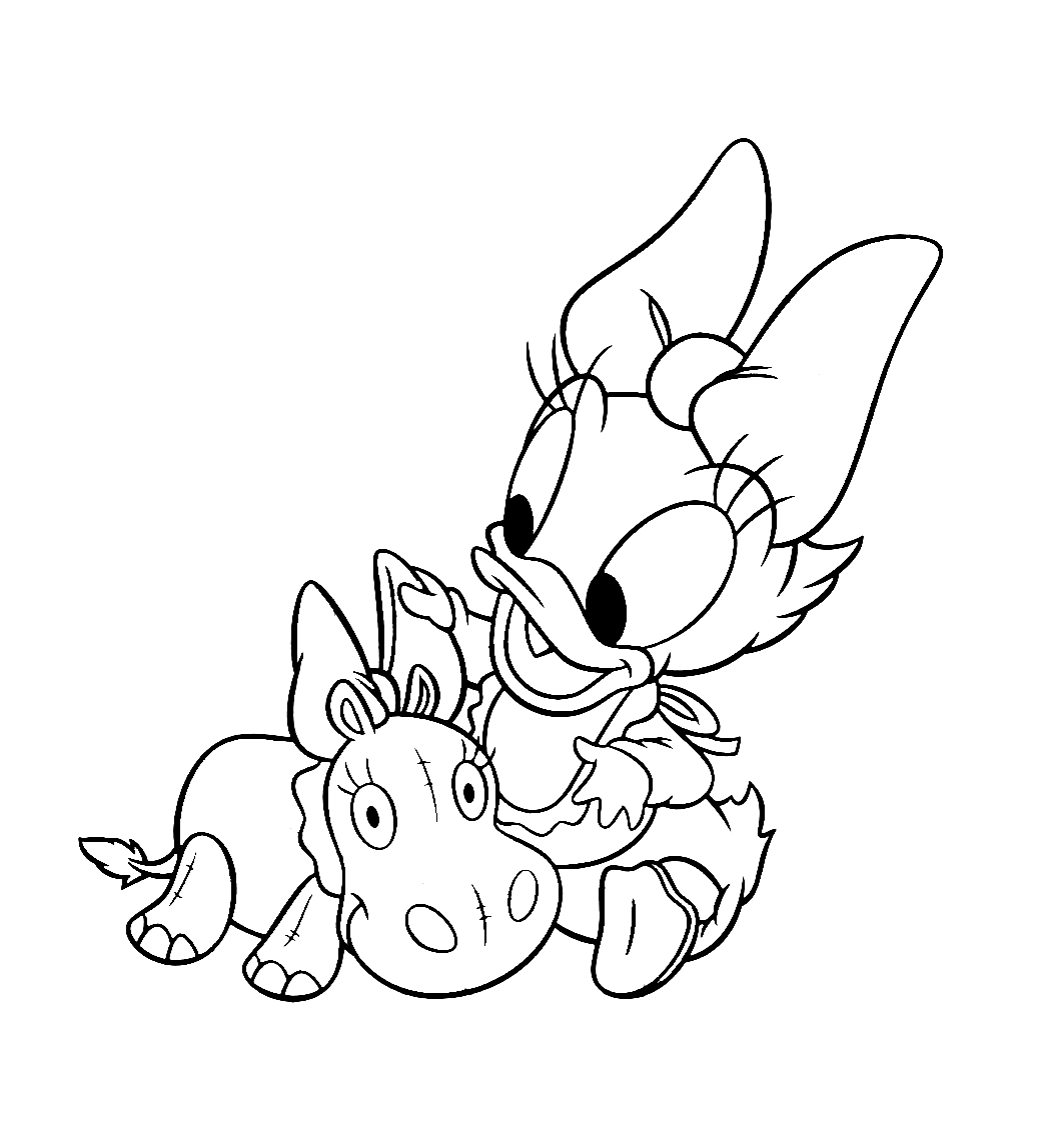 Download Daisy Coloring Pages Disney - 216+ SVG File for Silhouette for Cricut, Silhouette and Other Machine