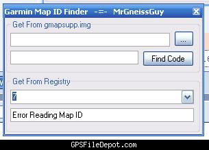 Find Garmin Mapid