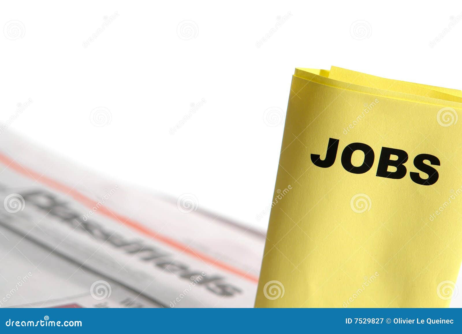 Photographie stock libre de droits: Recherche d un emploi