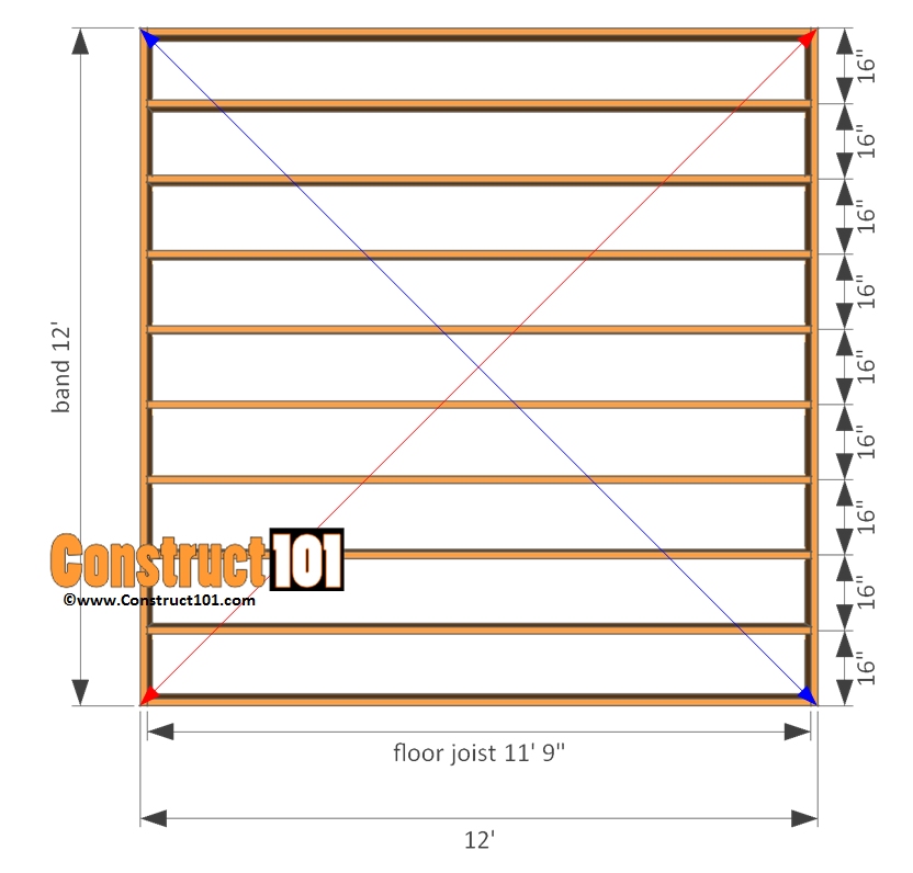 shed plans - 10x12 gambrel shed - construct101