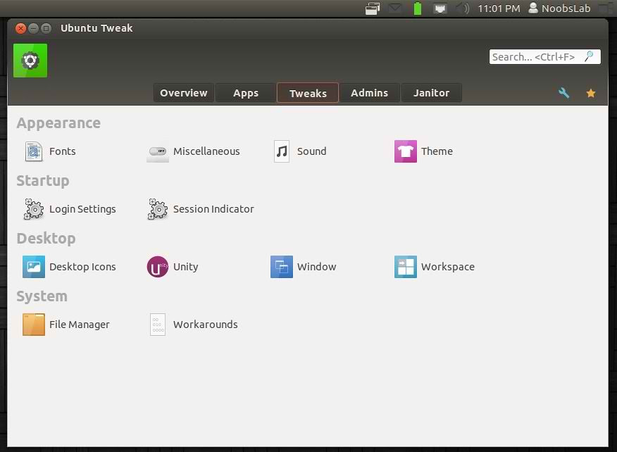 ubuntu tweak