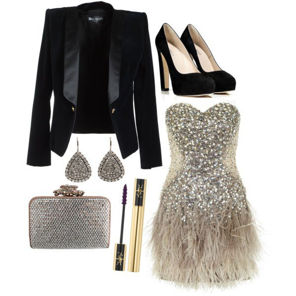 16 Sequined Dress Outfits for Christmas and New Year 