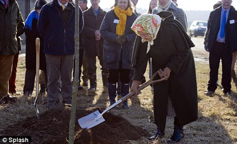 Robust: The Queen displays the common sense of a British countrywoman