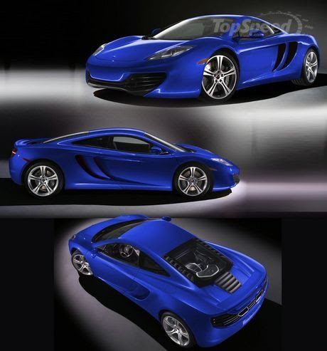 Blue Cars McLaren MP4-12C