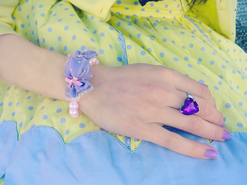 Angelic Pretty Colourful Hearts Skirt