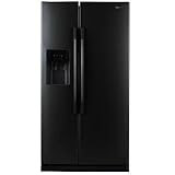 Samsung : RS2530BBP 25 cu. ft. Side by Side Refrigerator - Black Pearl