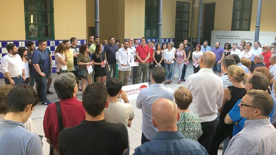 Jordi Estellés presenta el movimiento de apoyo a Ximo Puig 'L'esquerra en marxa'