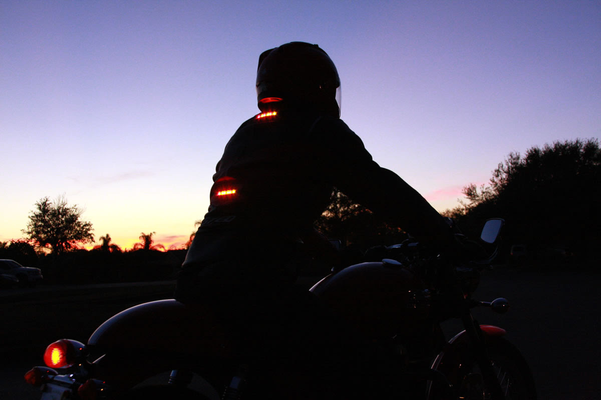 Impulse Jackets Put Your Signal Lights Up Where Drivers Can See Them