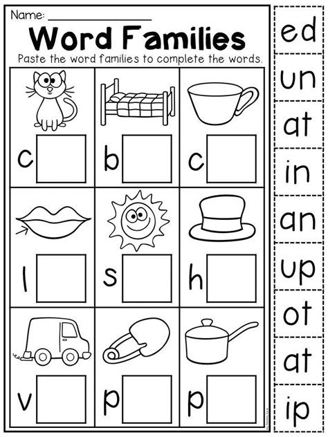  ela worksheets for kindergarten kindergarten spring language packet