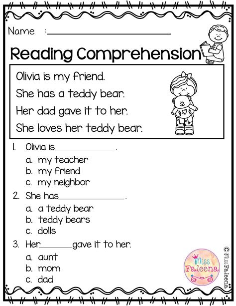  78 kindergarten reading comprehension worksheets printable so wallpaper