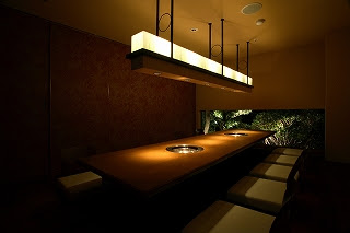 高級焼肉店の個室照明 タスクアンドアンビエント Lightonic Inc