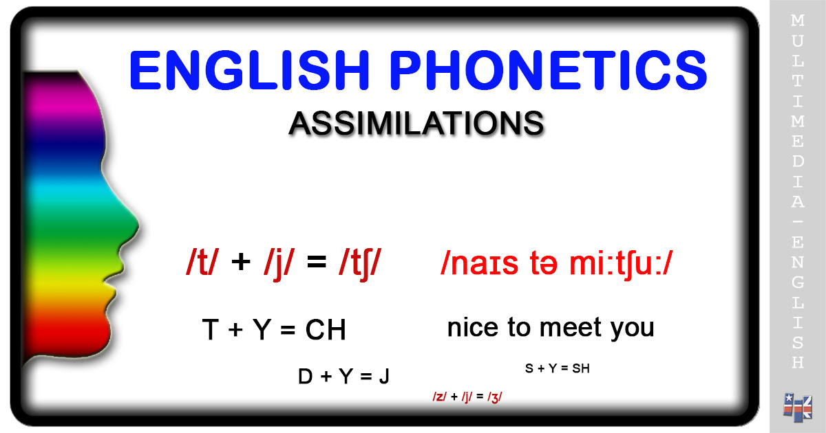 words y phonetic English] Assimilation Phonetics: â[Multimedia