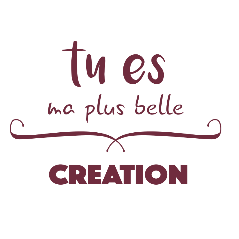 Stickers Texte Tu Es Ma Plus Belle Creation Pour Enfants Decorecebo