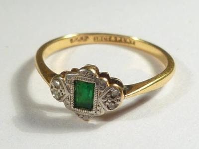  Deco Antique Rings on Art Deco Ring Hallmark   B   K