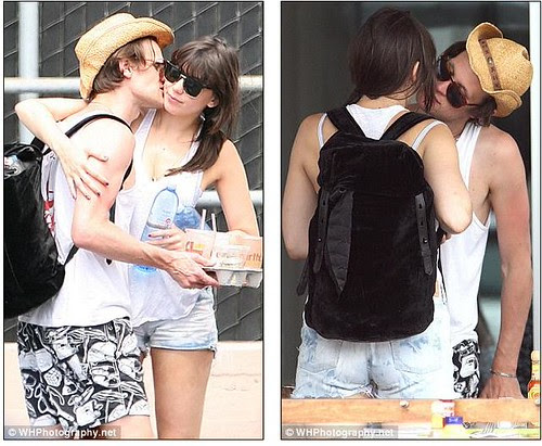 Matt Smith and Daisy Lowe take their never-ending PDA Stateside     3
