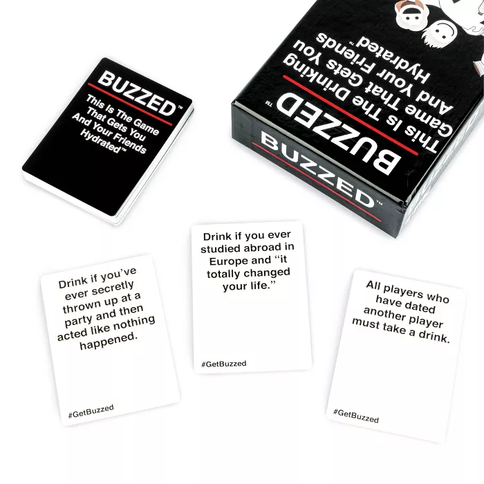 Buzzed Drinking Game Cards / Get Buzzed With Us